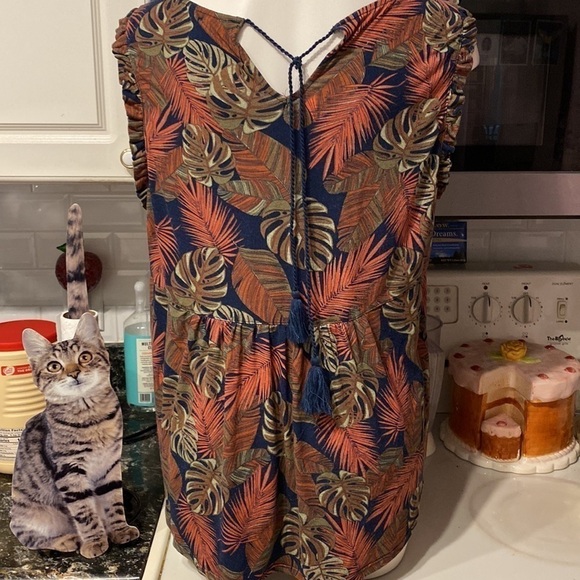 C womens Time and True casual stretch sleeveless plus size top XXL - Picture 2 of 3